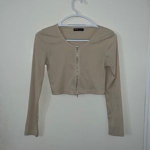 shein long sleeve zip up